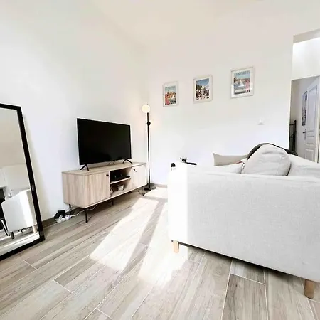 Le Bruna: 4 Prs, Clim, 10 Min Plages شقة أنتيب