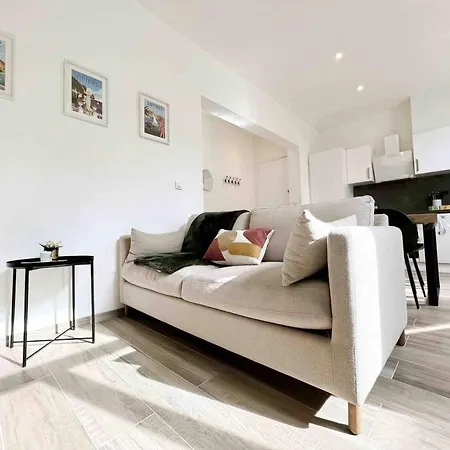 Le Bruna: 4 Prs, Clim, 10 Min Plages شقة أنتيب