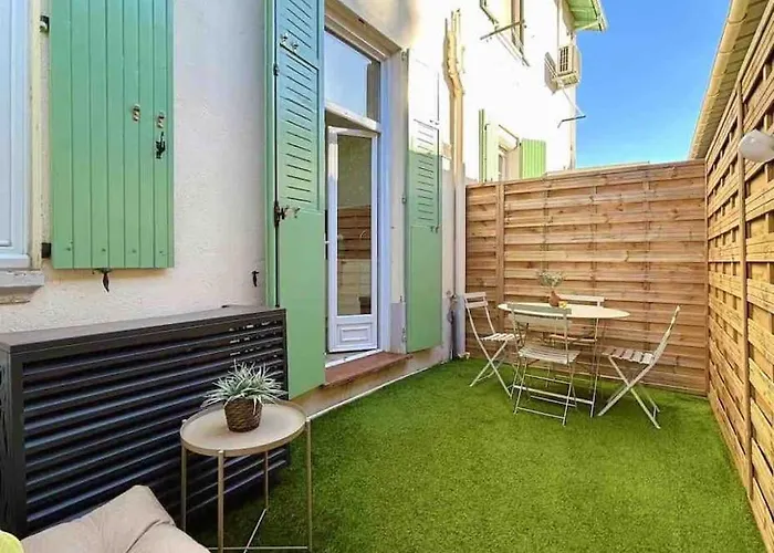 Le Bruna: 4 Prs, Clim, 10 Min Plages Daire Antibes